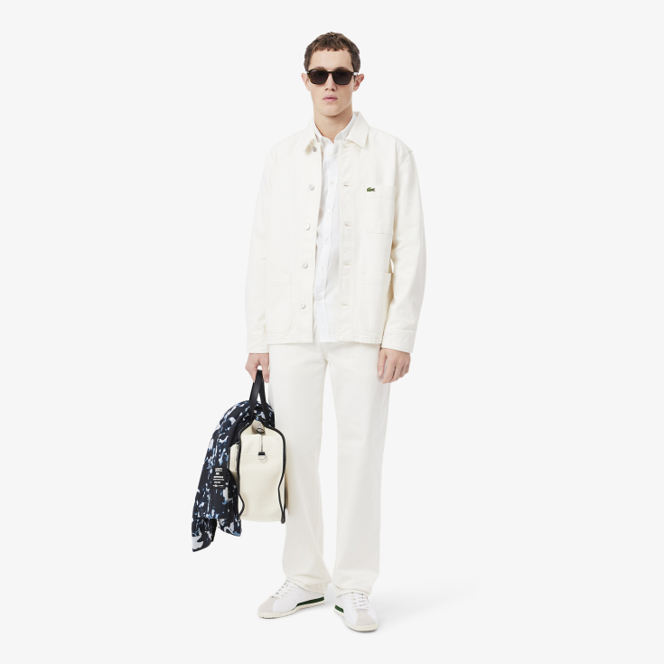 Мужская хлопковая рубашка Lacoste Slim Fit