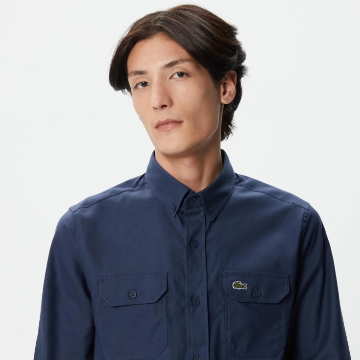 Мужская рубашка Lacoste Slim Fit Button Collar