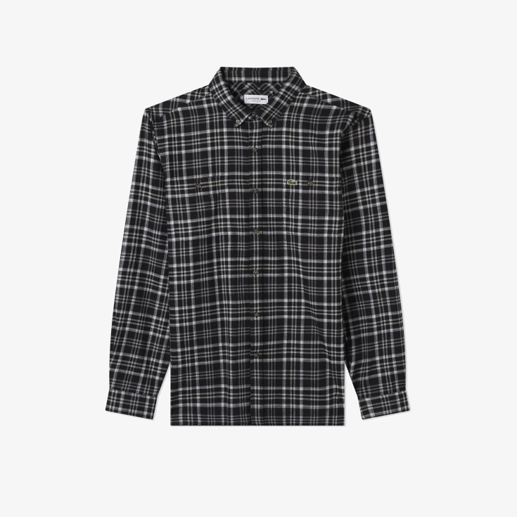 Мужская клетчатая рубашка Lacoste