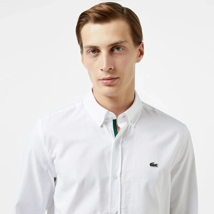 Мужская хлопковая рубашка Lacoste