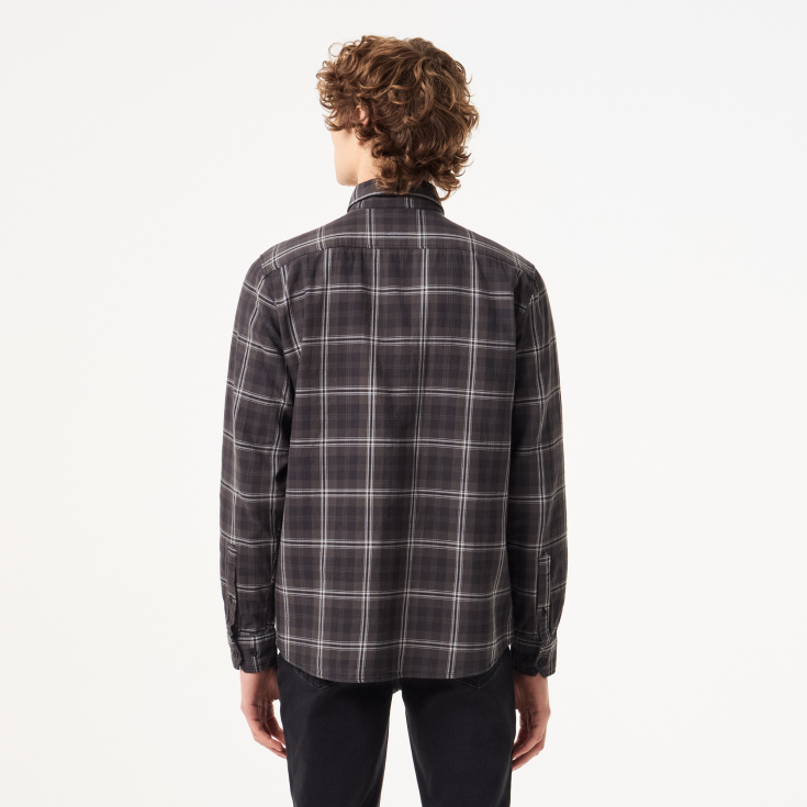 Мужская хлопковая рубашка Lacoste в клетку