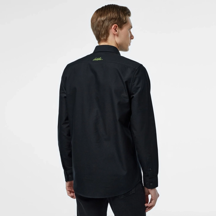 Мужская хлопковая рубашка Lacoste Slim Fit