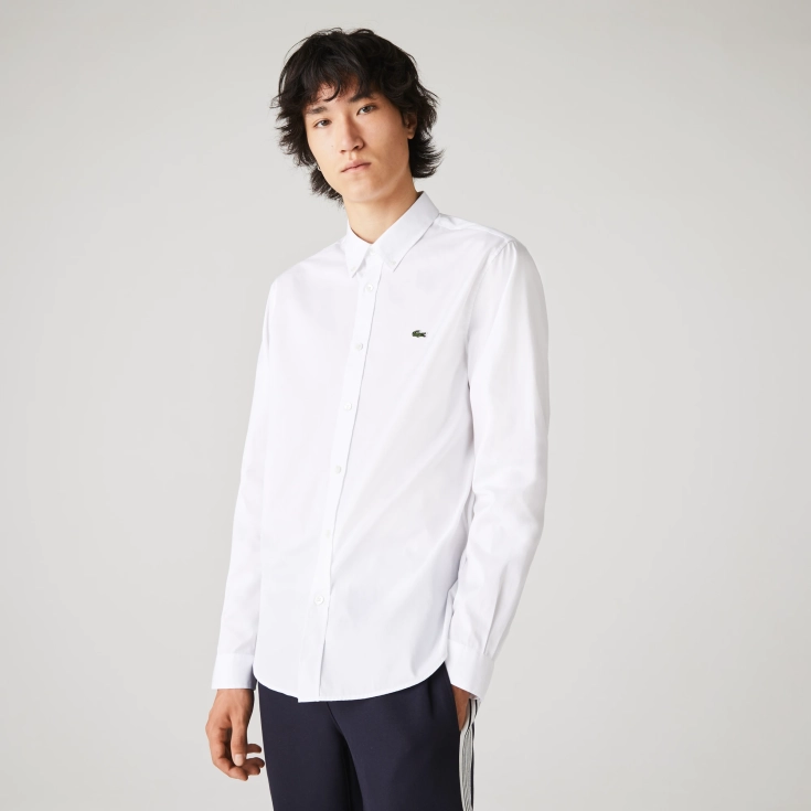 Мужская хлопковая рубашка Lacoste