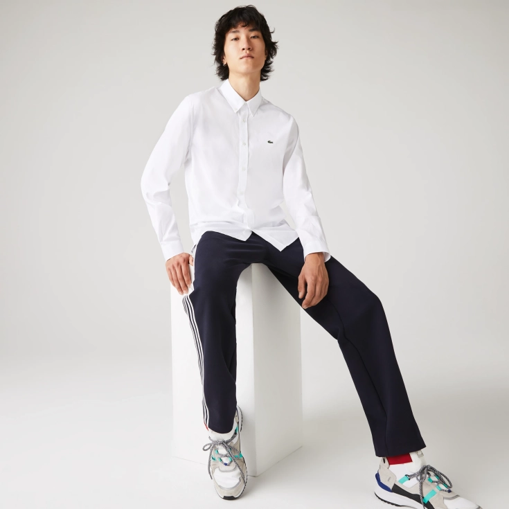 Мужская хлопковая рубашка Lacoste