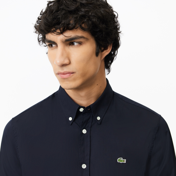 Мужская хлопковая рубашка Lacoste