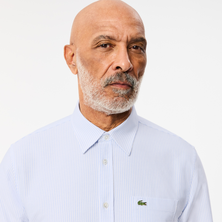 Мужская хлопковая рубашка Lacoste