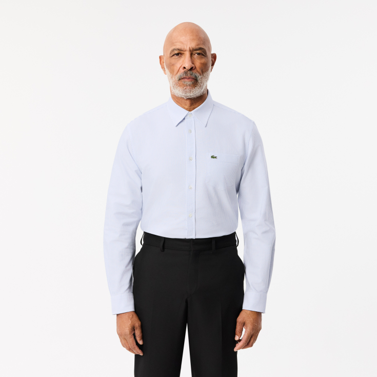Мужская хлопковая рубашка Lacoste