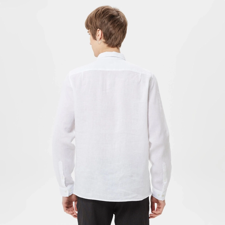 Мужская льняная рубашка Lacoste