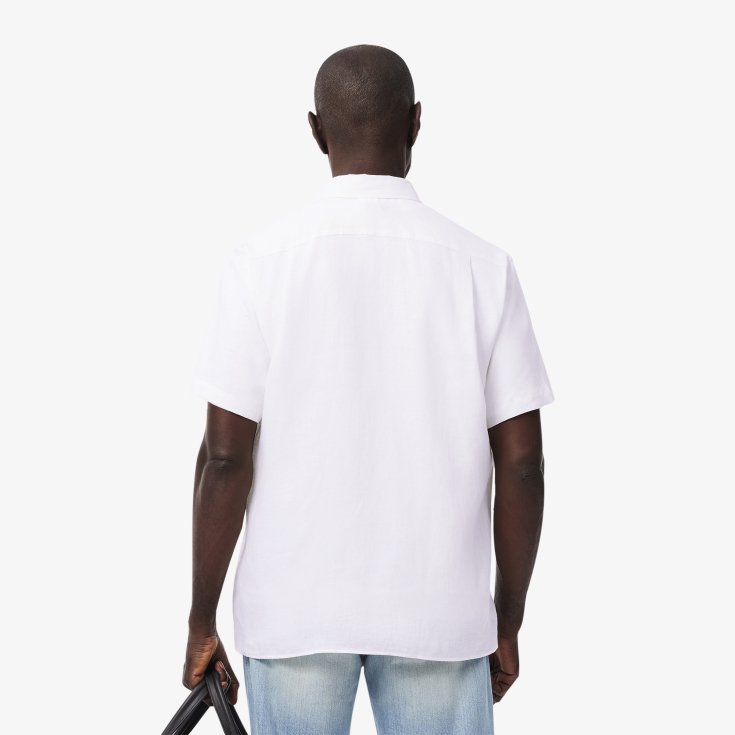 Мужская льняная рубашка Lacoste