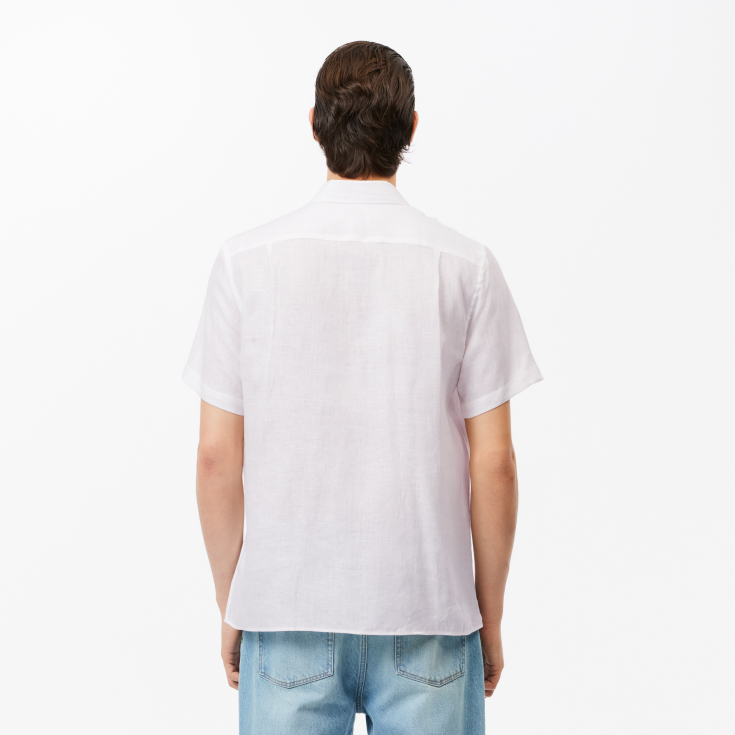 Мужская льняная рубашка Lacoste