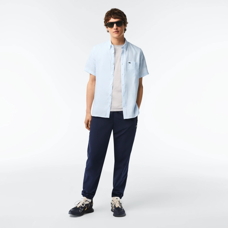 Мужская льняная рубашка Lacoste