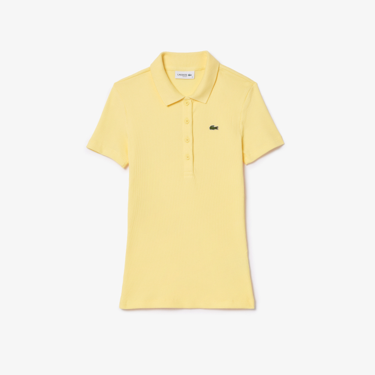 Женское поло Lacoste Slim Fit из органического хлопка