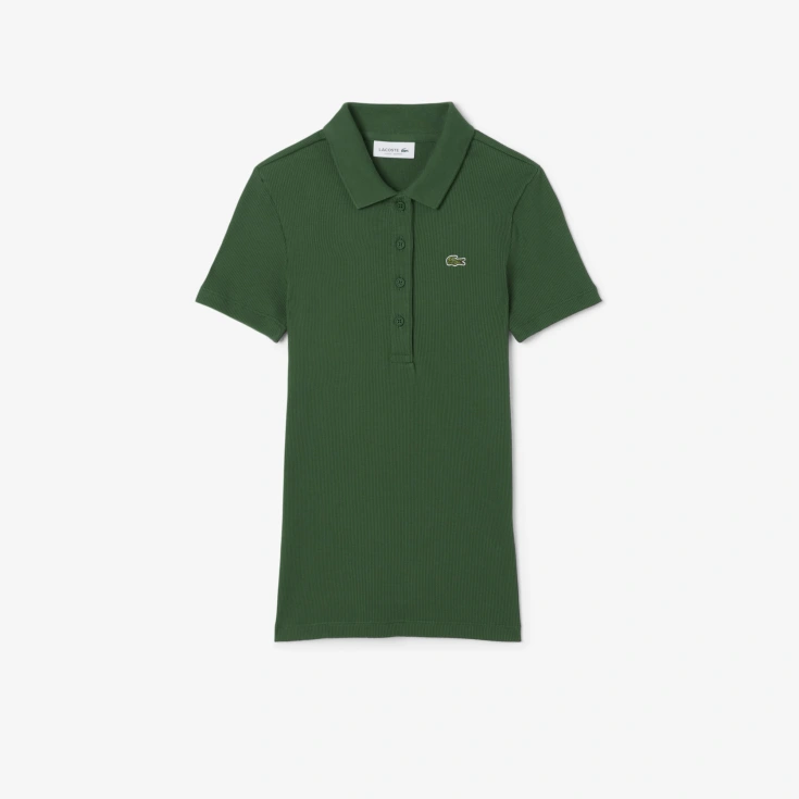 Женское поло Lacoste Slim Fit из органического хлопка