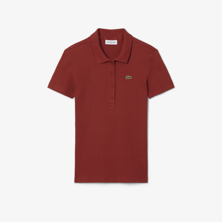 Женское поло Lacoste Slim Fit из органического хлопка