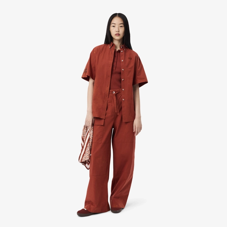 Женское поло Lacoste Slim Fit из органического хлопка