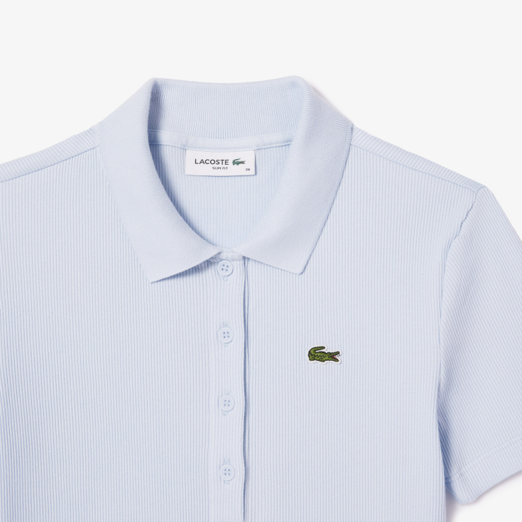 Женское поло Lacoste Slim Fit из органического хлопка