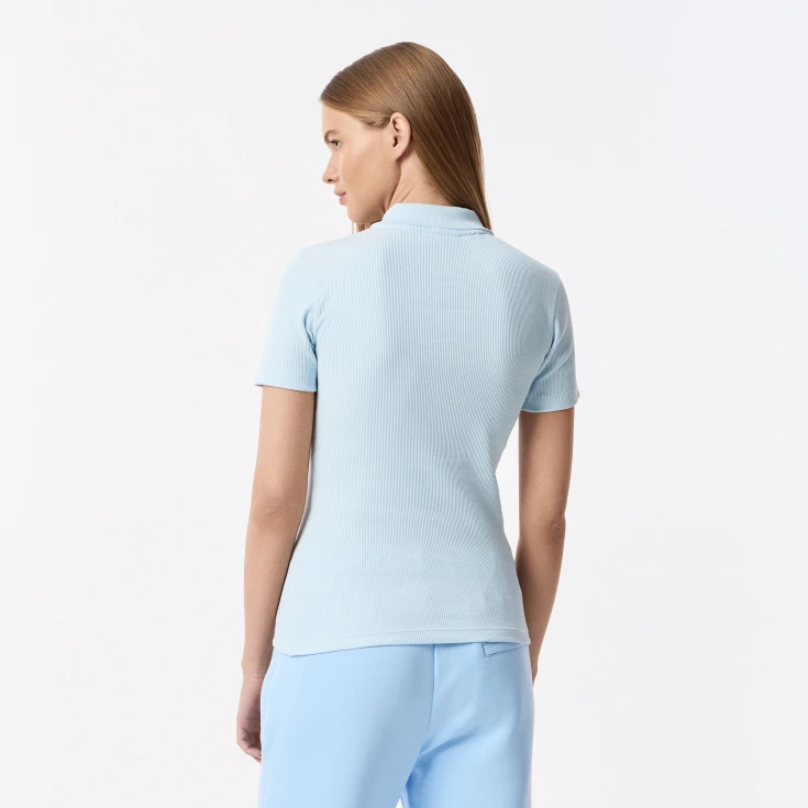 Женское поло Lacoste Slim Fit из органического хлопка