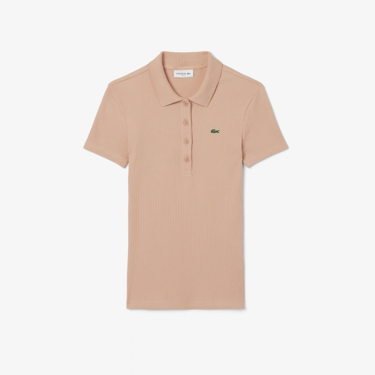 Женское поло Lacoste Slim Fit из органического хлопка