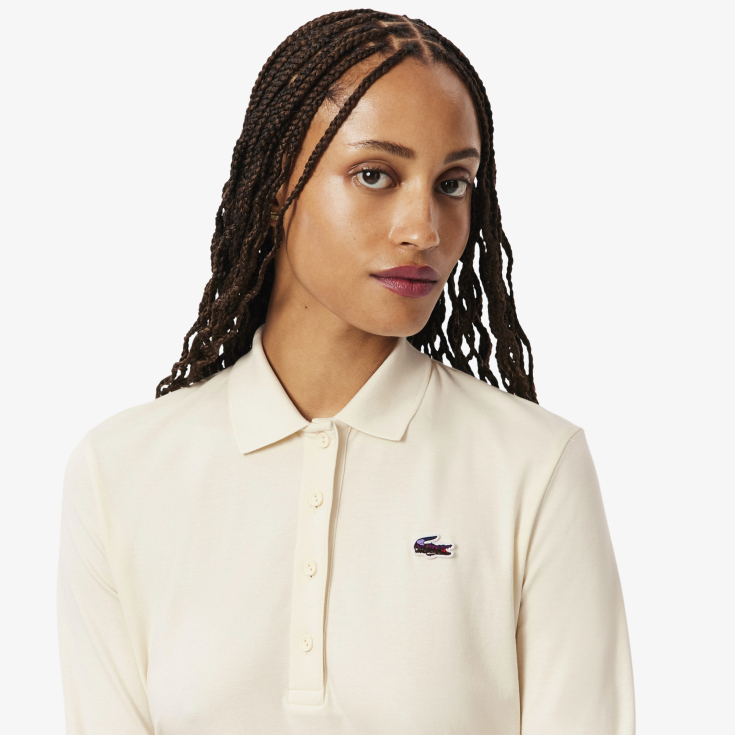 Женское поло Lacoste
