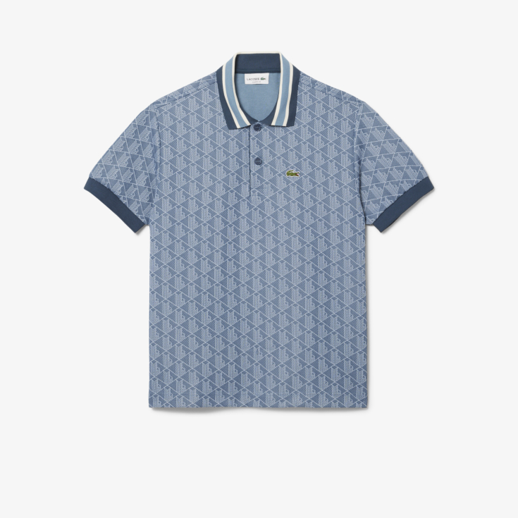 Мужское поло Lacoste Classic Fit с монограммой