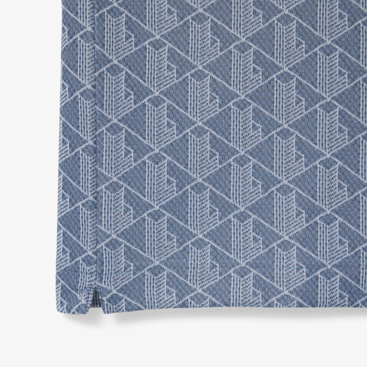 Мужское поло Lacoste Classic Fit с монограммой