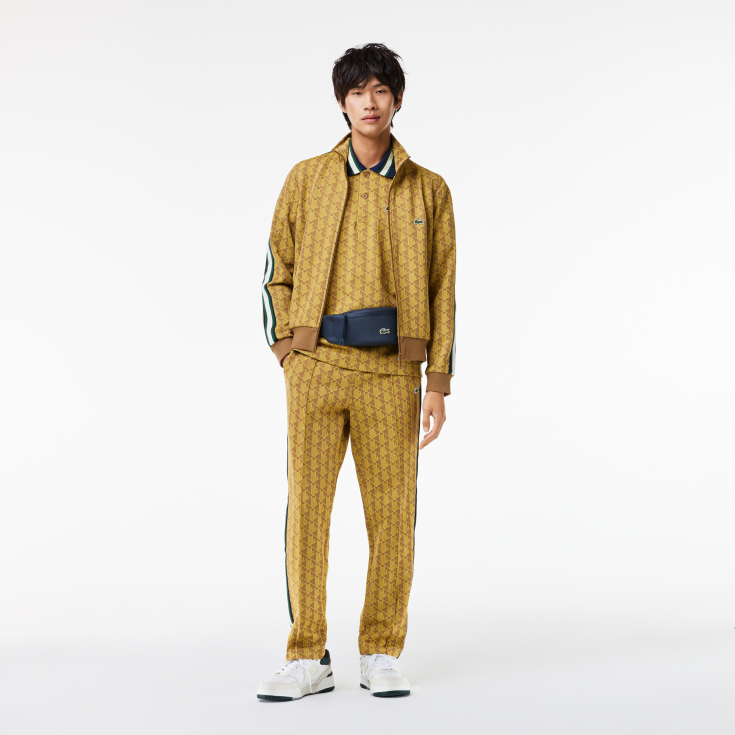 Мужское поло Lacoste Classic Fit с монограммой