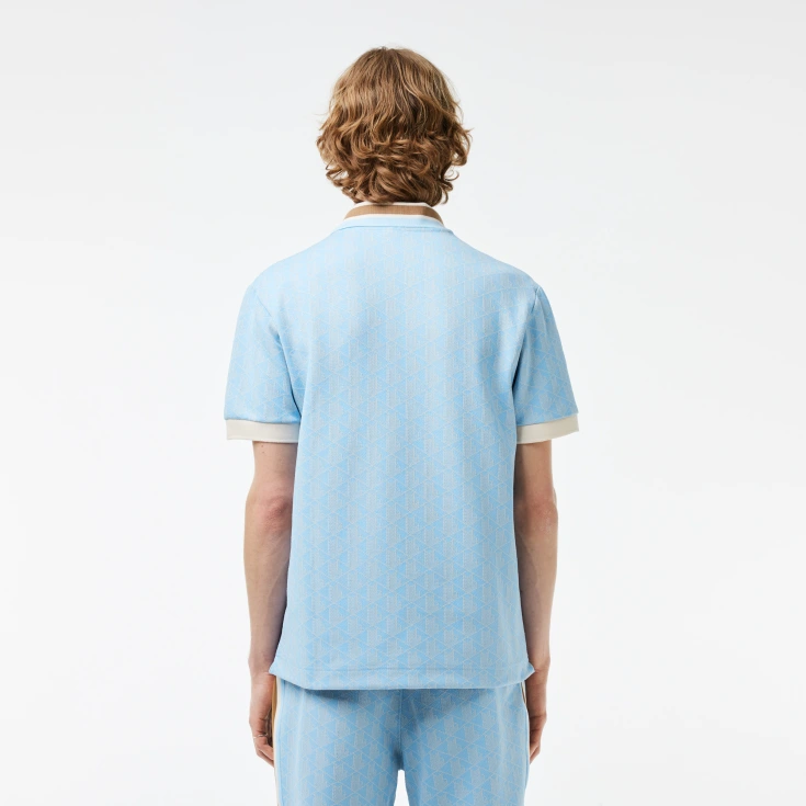 Мужское поло Lacoste Classic Fit с монограммой
