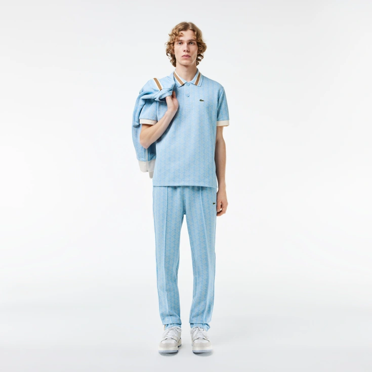 Мужское поло Lacoste Classic Fit с монограммой