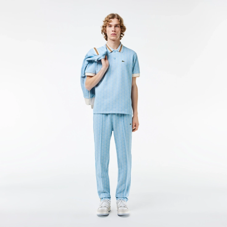 Мужское поло Lacoste Classic Fit с монограммой