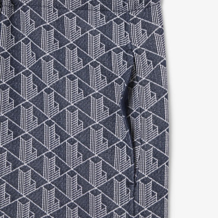 Женское платье-худи Lacoste Jacquard Monogram