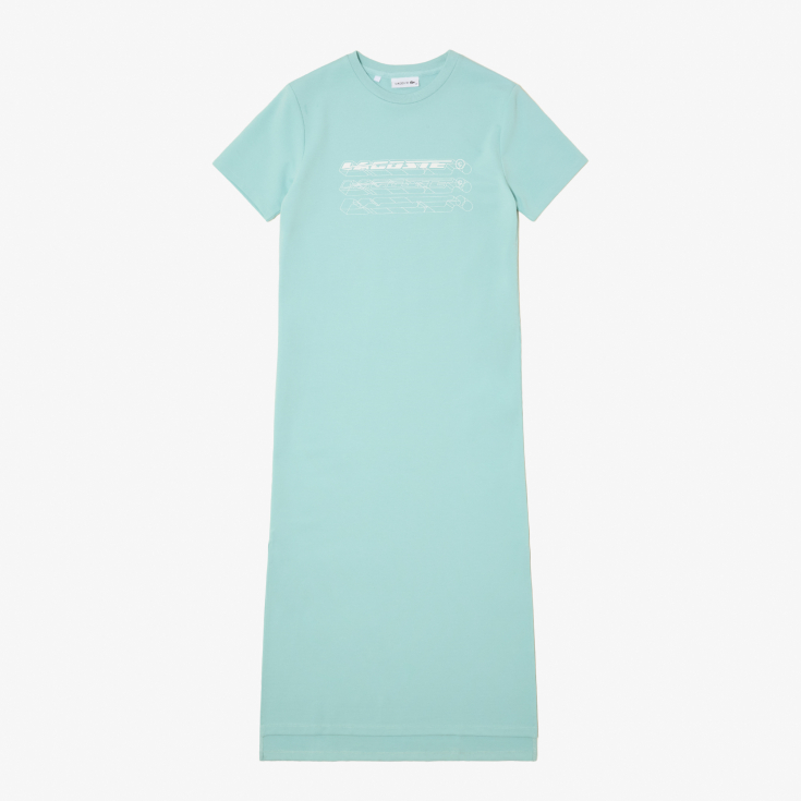 Женское платье Lacoste с вырезом