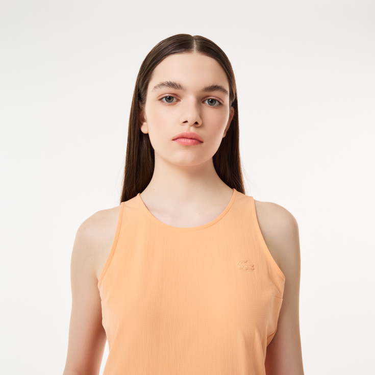 Женское платье Lacoste с поясом без рукавов