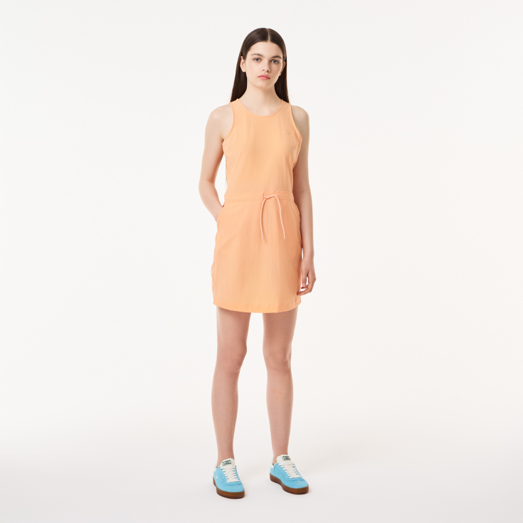 Женское платье Lacoste с поясом без рукавов