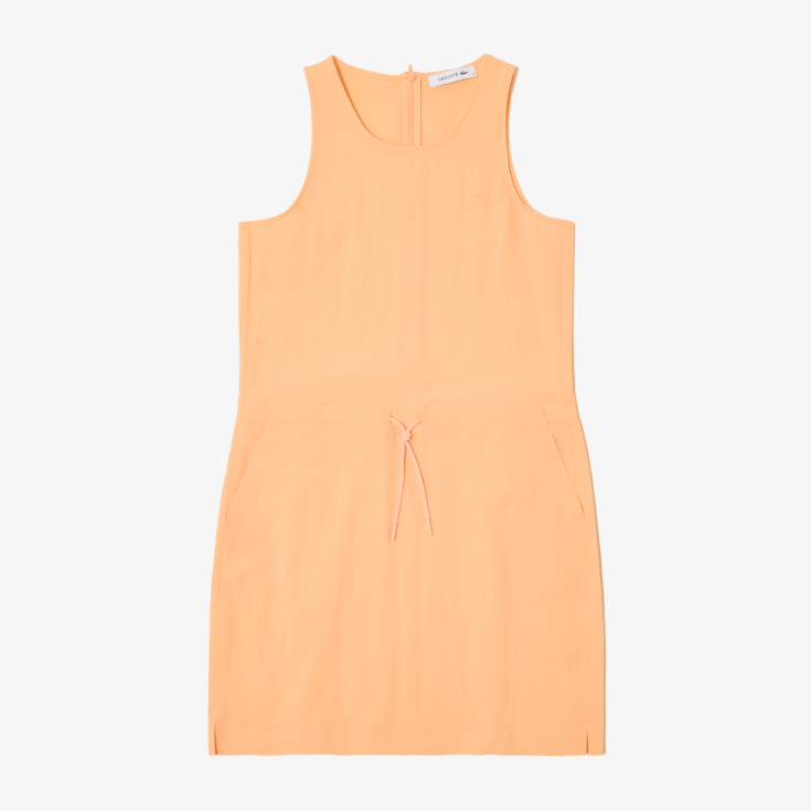 Женское платье Lacoste с поясом без рукавов