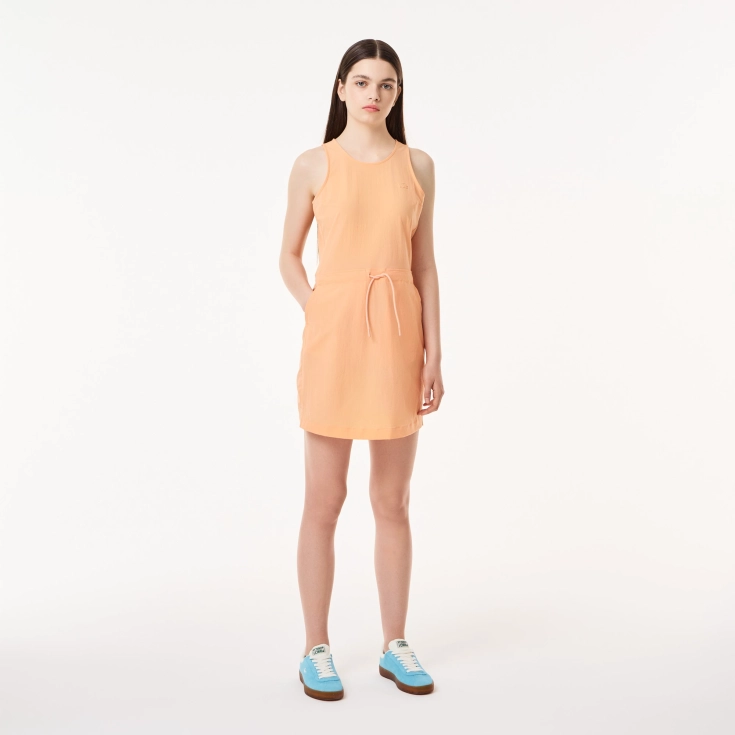 Женское платье Lacoste с поясом без рукавов