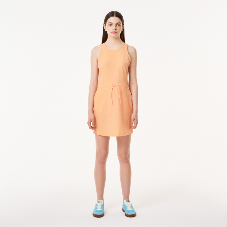 Женское платье Lacoste с поясом без рукавов