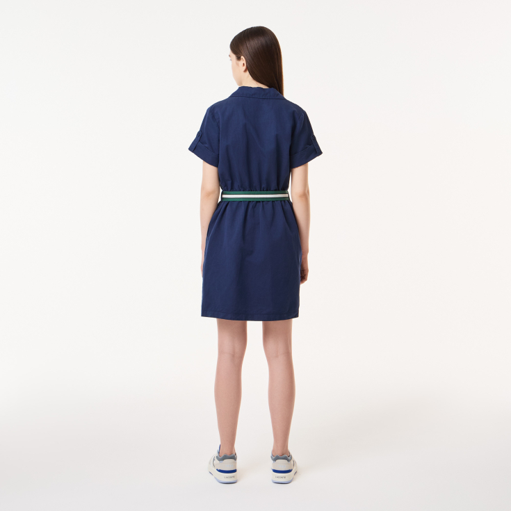 Лёгкое платье Lacoste с поясом
