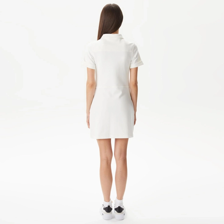 Платье Lacoste на молнии с воротником поло