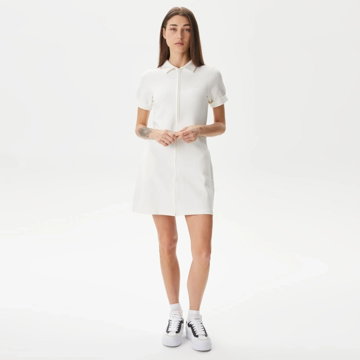 Платье Lacoste на молнии с воротником поло