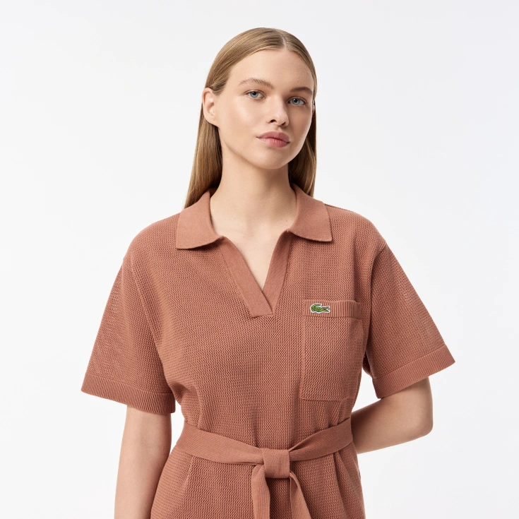 Женское платье Lacoste из хлопка