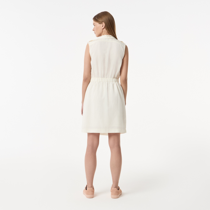 Женское платье Lacoste из смеси льна