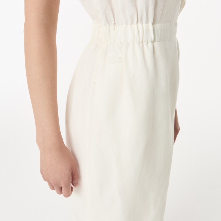 Женское платье Lacoste из смеси льна