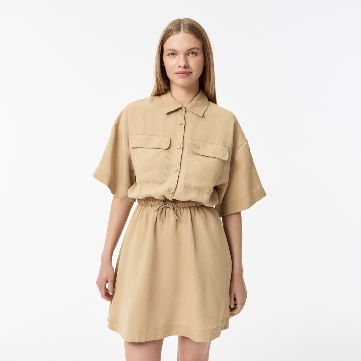 Женское платье Lacoste из эластичного хлопка