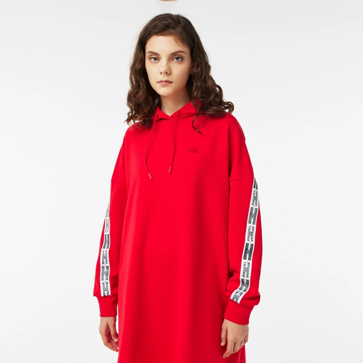 Хлопковое платье Lacoste Loose Fit