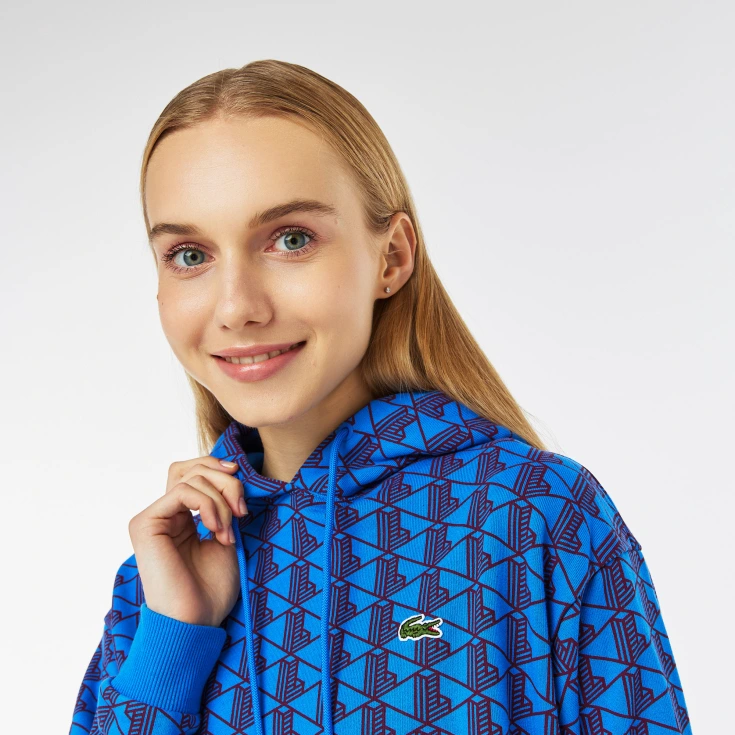 Платье Lacoste Regular Fit с длинными рукавами и капюшоном