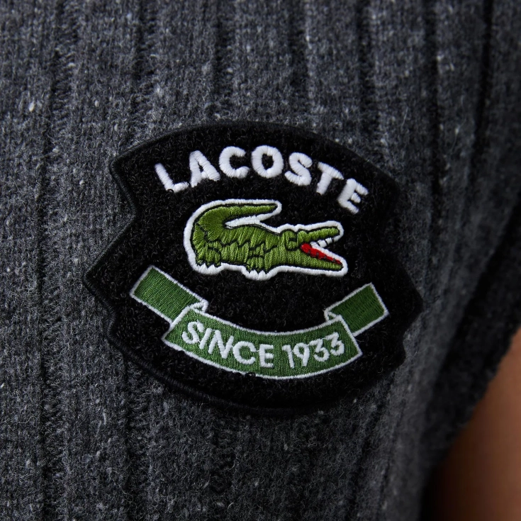 Женское обтягивающее шерстяное платье Lacoste