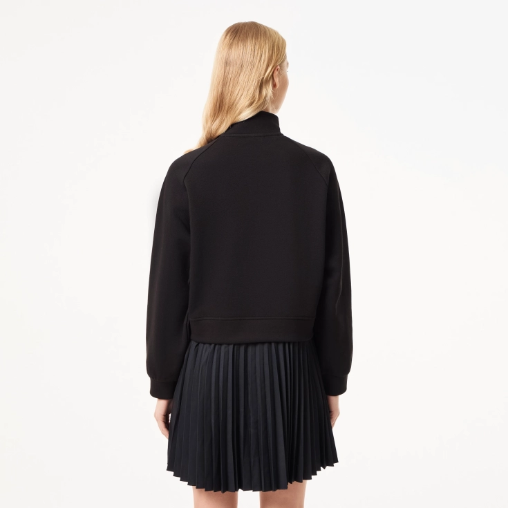 Женское плиссированное платье-толстовка Lacoste на молнии