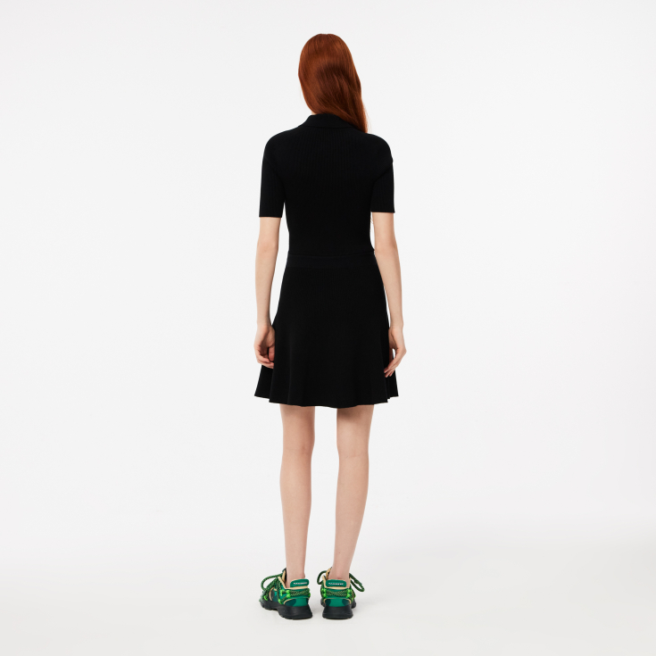 Женское эластичное платье Lacoste на молнии