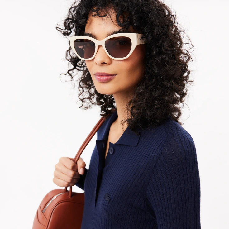 Женское шерстяное платье Lacoste с длинными рукавами