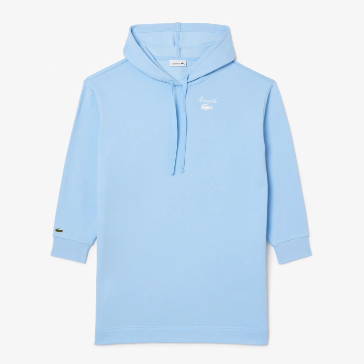 Женское платье-толстовка Lacoste с флисом